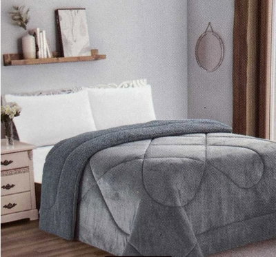 Edredon Flannel con Corderito TWIN