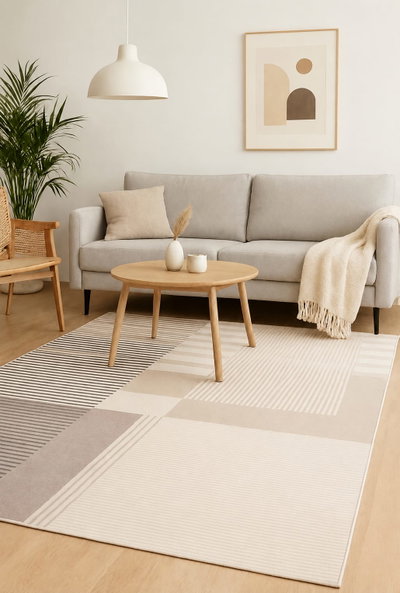 Alfombra Cacharel 100 x 140 cm apta lavarropas