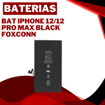 BAT IPHONE 12/12 PRO MAX BLACK FOXCONN