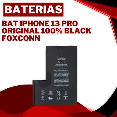 BAT IPHONE 13 PRO *ORI* 100% BLACK FOXCONN