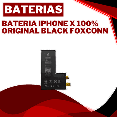 BATERIA IPHONE X 100% ORIGINAL BLACK FOXCONN
