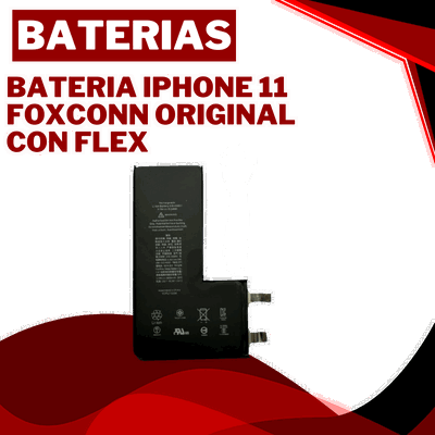 BATERIA IPHONE 11 FOXCONN ORIGINAL CON FLEX