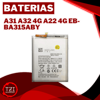 BATERIA SAM A31/A32 4G/A22 4G EB-BA315ABY