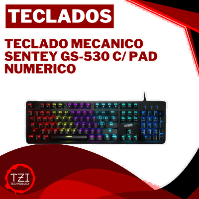 Teclado Mecanico Sentey Gs-530 C/ Pad Numerico