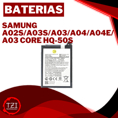 BAT SAM A02S/A03S/A03/A04/A04E/A03 Core HQ-50S