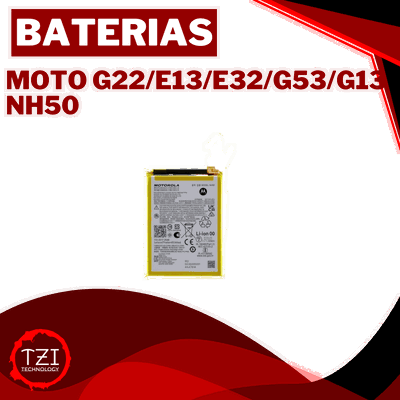 BAT MOTO G22/E13/E32/G53/G13 NH50