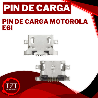 PIN DE CARGA MOTOROLA E6I