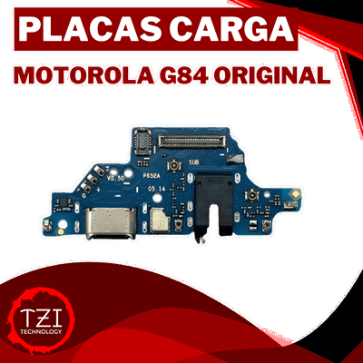PLACA DE CARGA MOTOROLA G84 ORIGINAL