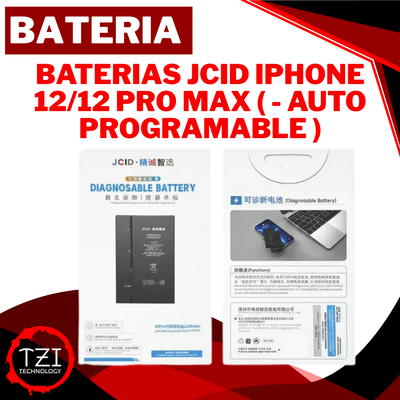 Batería JCID iPhone 12 / 12 Pro Max – Auto Programable (Tag-on / No Soldering)