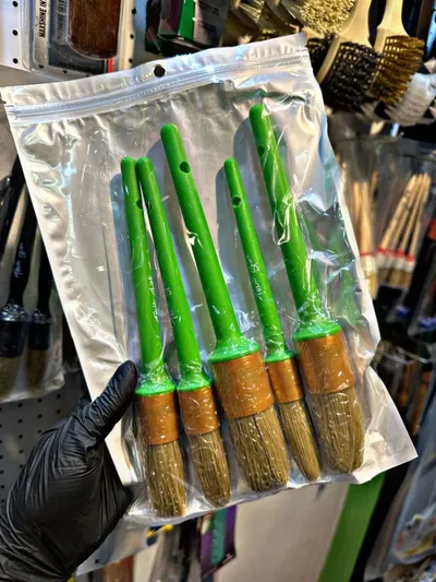 SET X5 PINCELES VERDE TOXIC SHINE