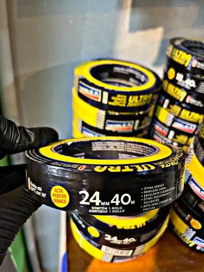 Cinta Doble A Amarilla 24Mm X 40M