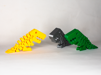 Juguetes Articulados Dinosaurio Set x3 unidades Impresion 3D