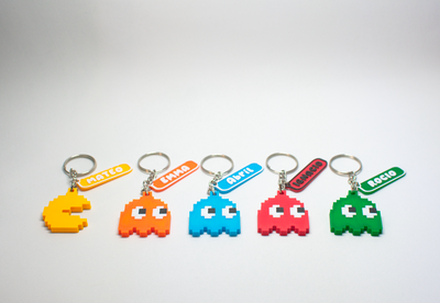 Llaveros Personalizados Infantiles PacMan 