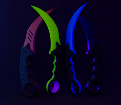 Cuchillos Karambit Cosplay Gamers 3D