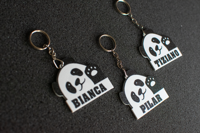 Llavero Personalizado Panda