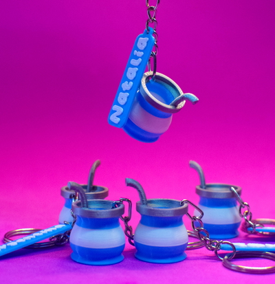 Llaveros Mate Argentinos Color Argentina Temáticos Personalizados