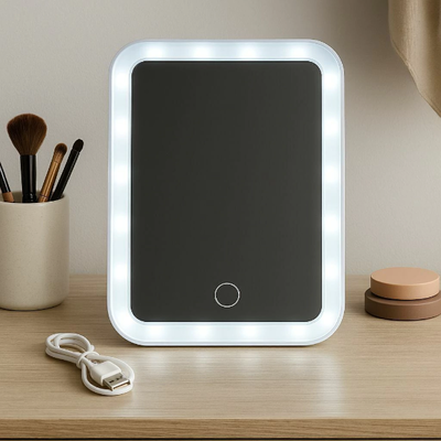 Espejo led rectangular táctil 