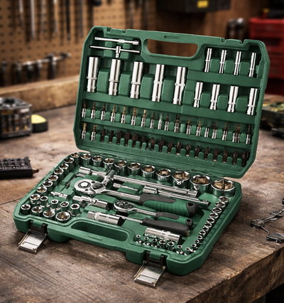 Maletín herramientas 108 pcs 