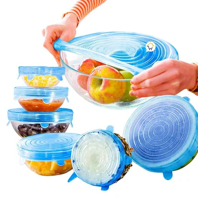 Pack x6 tapas de silicona 