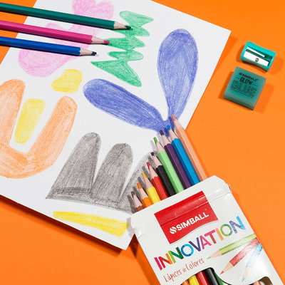 Lápices de color x12 SIMBALL 