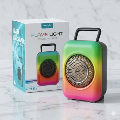 Parlante flame light 3” GTS-1867