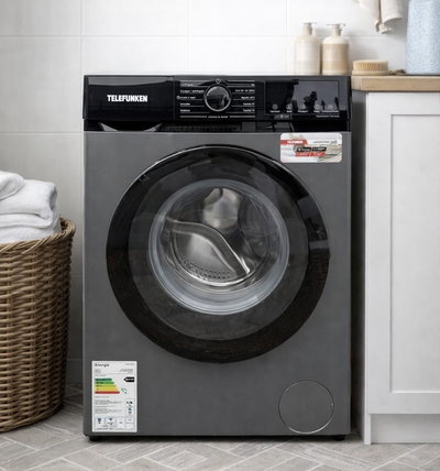 Lavarropas automático Telefunken inverter GRIS 6kg 