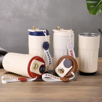 Vaso térmico coffee acero con sensor