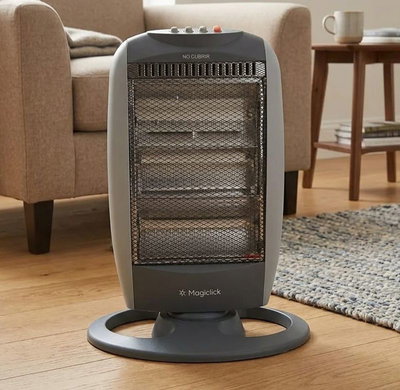 Estufa Magiclick halógena giratoria 3 velas 