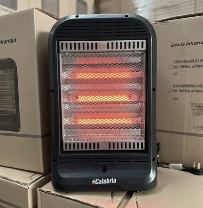 Estufa infrarroja Calabria 4 velas 