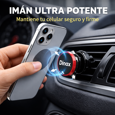 Soporte de celular para auto imán Dinax