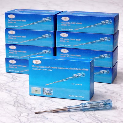 Destornillador buscapolo caja x20u 