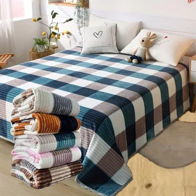 Manta de plush con corderito 2 plazas 1/2 cuadrille 