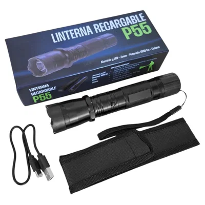 Linterna táctica recargable P55