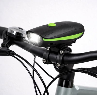 Luz para bici con bocina 