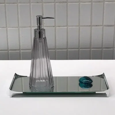 Dispenser de jabón vidrio transparente 
