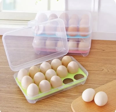 Caja organizadora p 15 huevos 