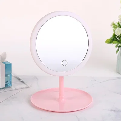 Espejo de maquillaje Suono con base 