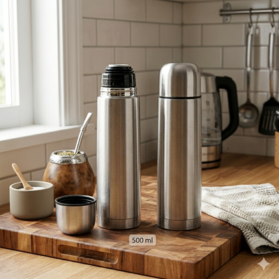 Termo bala 500 ml acero 