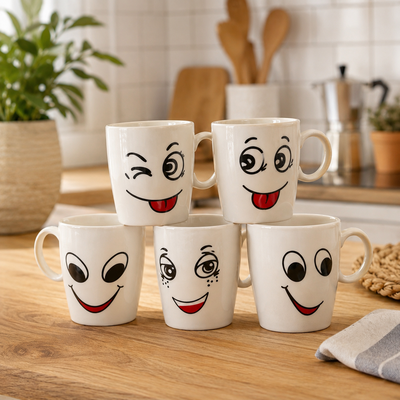 Taza cerámica caritas