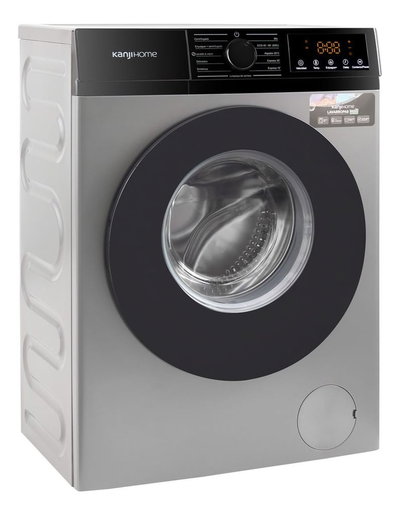 Lavarropas Kanji 6kg carga frontal gris