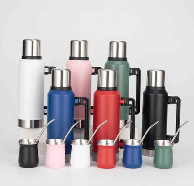 Termo 1.3 lt + mate + bombilla