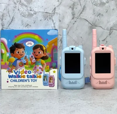 Kit walkie talkie infantil con cámara 