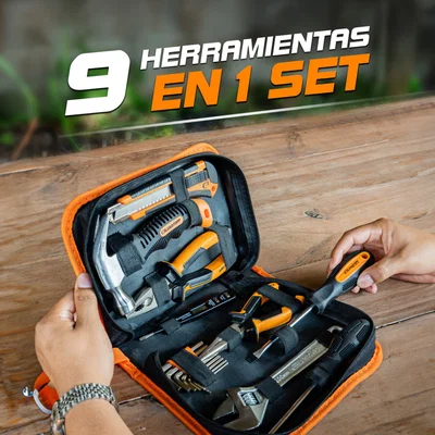 Set herramientas 9pcs Lusqtoff SHL9-7