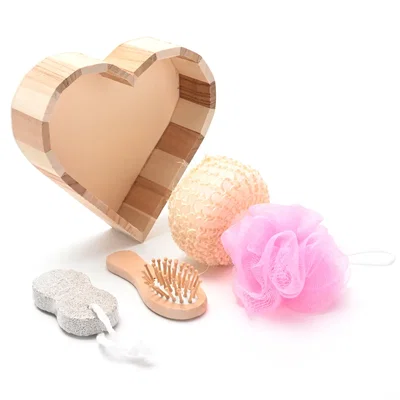 Set de ducha corazón 4 pcs 