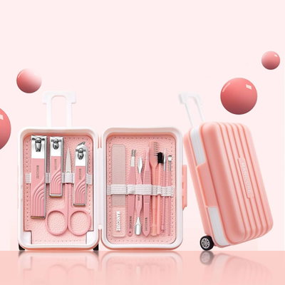 Set de manicura 12pcs en valijita 