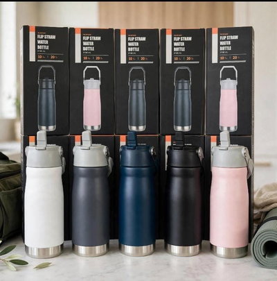 Botella térmica flip straw 500ml