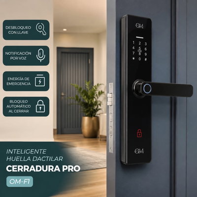 Cerradura inteligente pro OM-F7