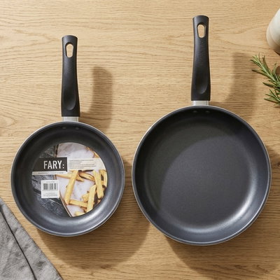 Set sartén antiadherente x2 (20cm y 25cm)