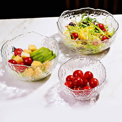 Set x3 bowl de vidrio 