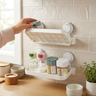 Estante organizador flotante plegable